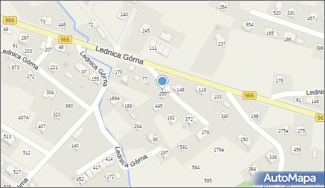 Lednica Górna, Lednica Górna, 200, mapa Lednica Górna