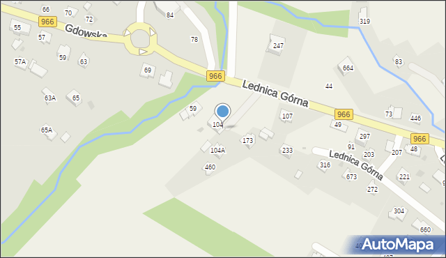 Lednica Górna, Lednica Górna, 229, mapa Lednica Górna