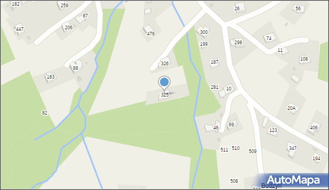 Lednica Górna, Lednica Górna, 325, mapa Lednica Górna