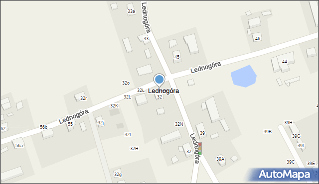 Lednogóra, Lednogóra, 32M, mapa Lednogóra