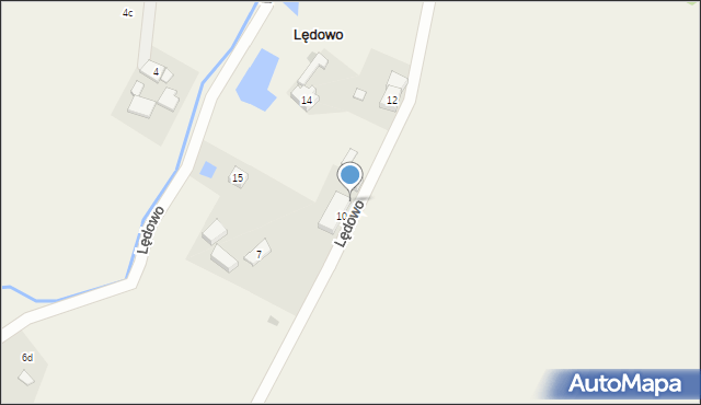 Lędowo, Lędowo, 11, mapa Lędowo