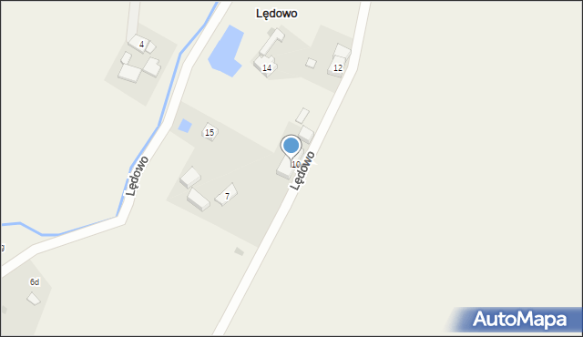 Lędowo, Lędowo, 8, mapa Lędowo