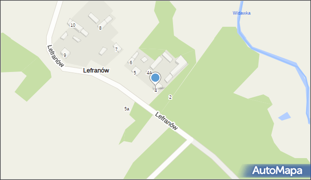 Lefranów, Lefranów, 4, mapa Lefranów