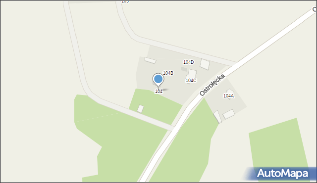 Łęg Przedmiejski, Łęg Przedmiejski, 104, mapa Łęg Przedmiejski