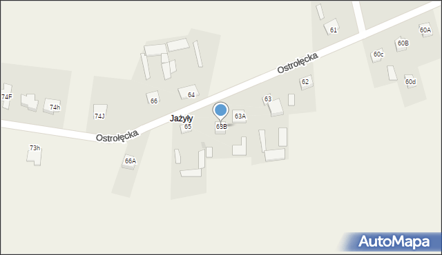 Łęg Przedmiejski, Łęg Przedmiejski, 63B, mapa Łęg Przedmiejski