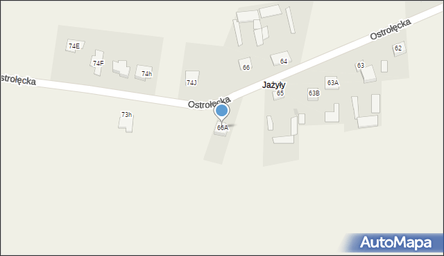 Łęg Przedmiejski, Łęg Przedmiejski, 66A, mapa Łęg Przedmiejski