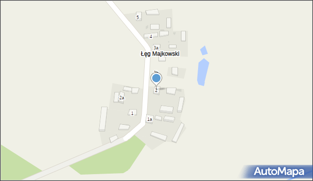 Łęg Ręczyński, Łęg Ręczyński, 2, mapa Łęg Ręczyński