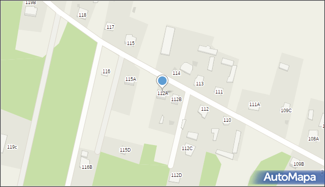 Łęg Starościński, Łęg Starościński, 112A, mapa Łęg Starościński