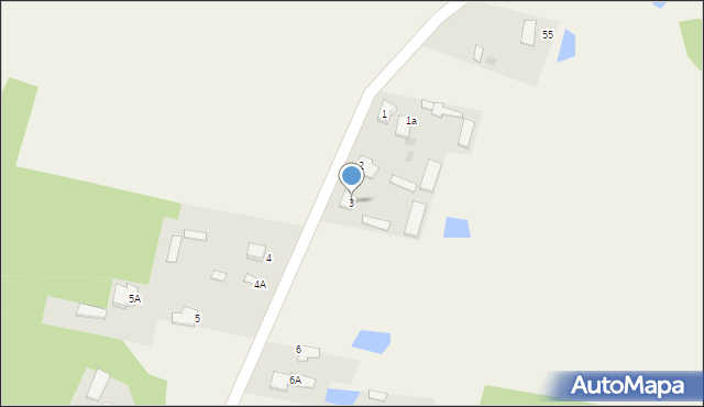 Łęg Starościński, Łęg Starościński, 3, mapa Łęg Starościński