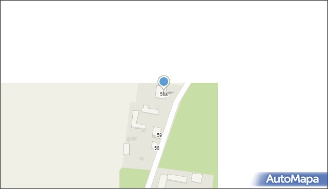 Łęg Starościński, Łęg Starościński, 59a, mapa Łęg Starościński