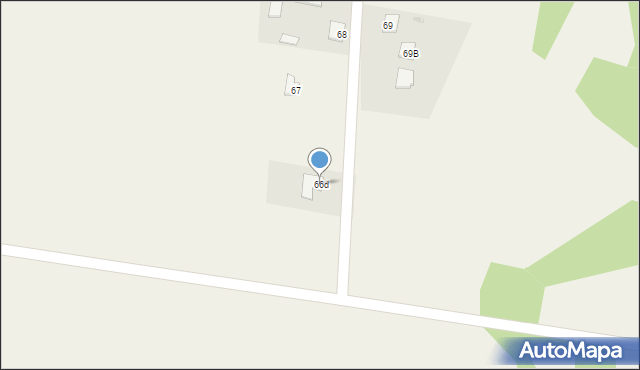 Łęg Starościński, Łęg Starościński, 66d, mapa Łęg Starościński