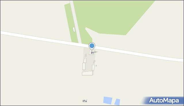 Łęg Starościński, Łęg Starościński, 85, mapa Łęg Starościński