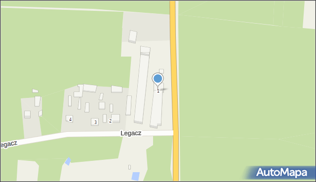 Legacz, Legacz, 1, mapa Legacz