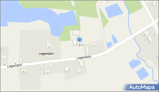 Legendzin, Legendzin, 2, mapa Legendzin