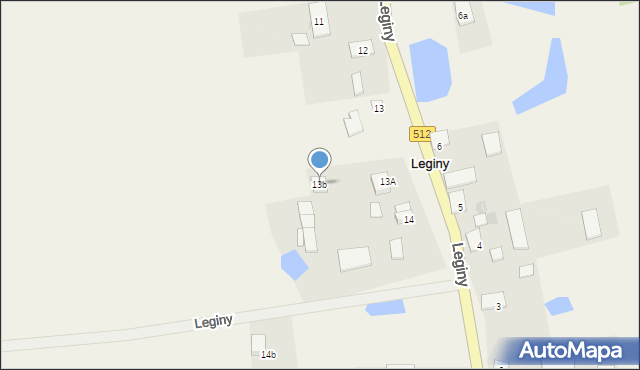 Leginy, Leginy, 13b, mapa Leginy