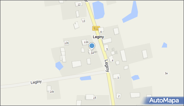 Leginy, Leginy, 14, mapa Leginy
