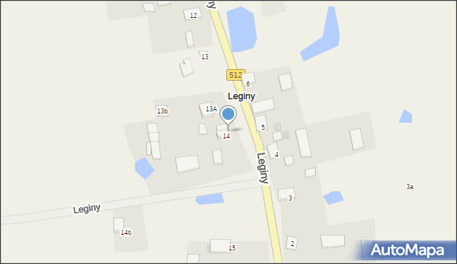 Leginy, Leginy, 14a, mapa Leginy