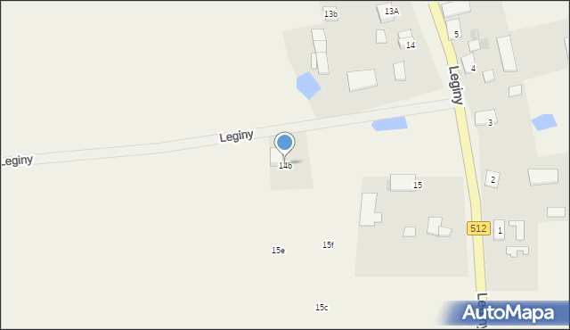 Leginy, Leginy, 14b, mapa Leginy