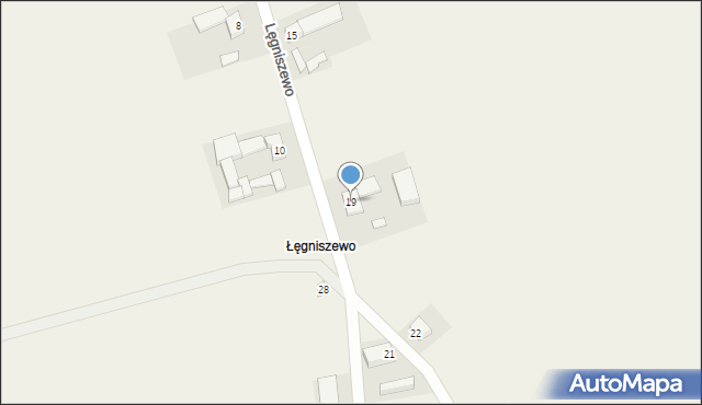 Lęgniszewo, Lęgniszewo, 19, mapa Lęgniszewo