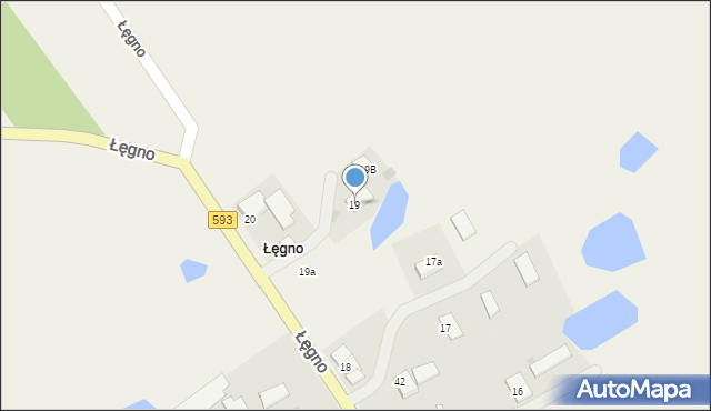 Łęgno, Łęgno, 19, mapa Łęgno