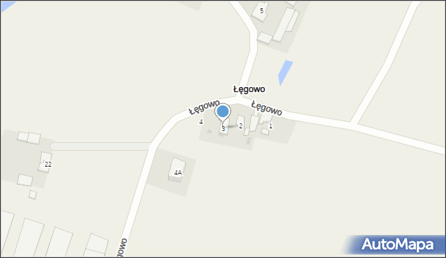 Łęgowo, Łęgowo, 3, mapa Łęgowo