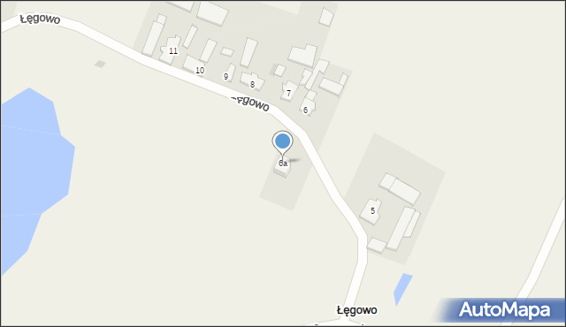 Łęgowo, Łęgowo, 6a, mapa Łęgowo