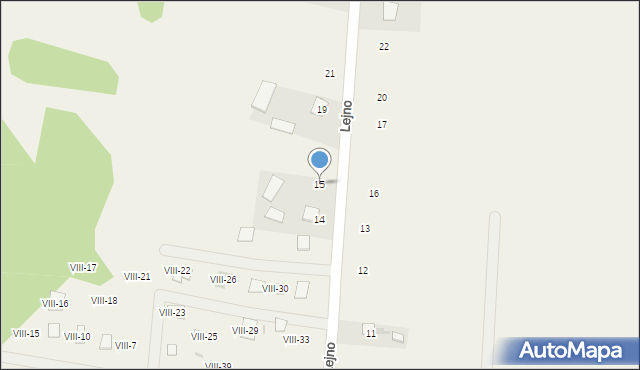 Lejno, Lejno, 15, mapa Lejno