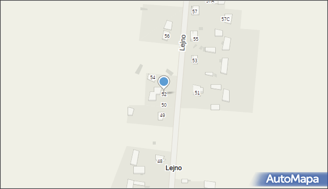 Lejno, Lejno, 52, mapa Lejno