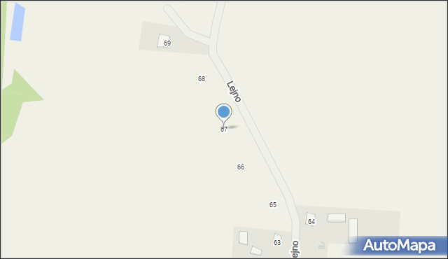 Lejno, Lejno, 67, mapa Lejno