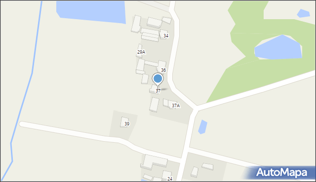 Łęka, Łęka, 37, mapa Łęka