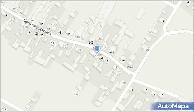 Łęka Mroczeńska, Łęka Mroczeńska, 16, mapa Łęka Mroczeńska