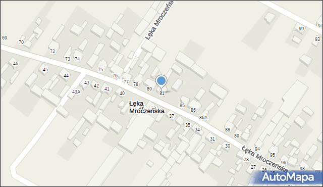 Łęka Mroczeńska, Łęka Mroczeńska, 81, mapa Łęka Mroczeńska