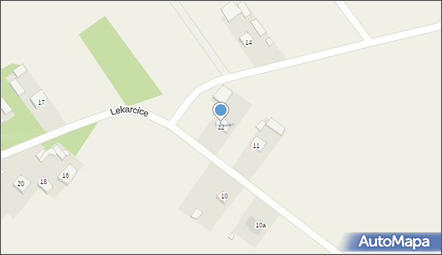 Lekarcice, Lekarcice, 12, mapa Lekarcice