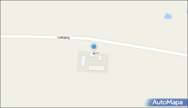 Lekarty, Lekarty, 85, mapa Lekarty