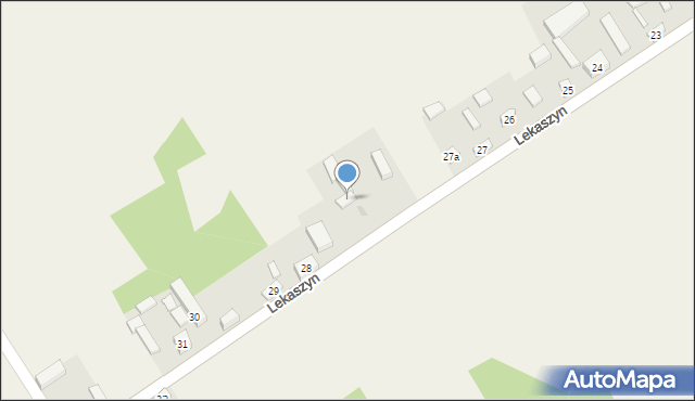 Lekaszyn, Lekaszyn, 28, mapa Lekaszyn