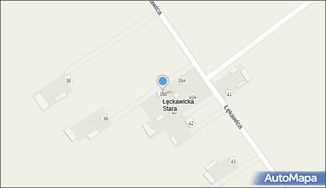 Łękawica, Łękawica, 39b, mapa Łękawica