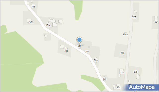 Łęki Dukielskie, Łęki Dukielskie, 366, mapa Łęki Dukielskie