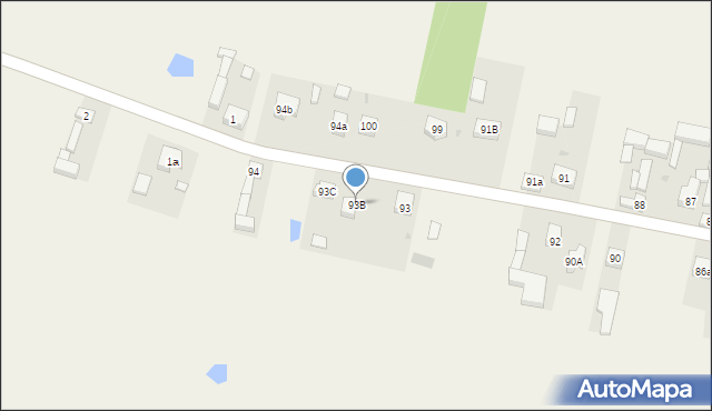 Łęki Szlacheckie, Łęki Szlacheckie, 93B, mapa Łęki Szlacheckie