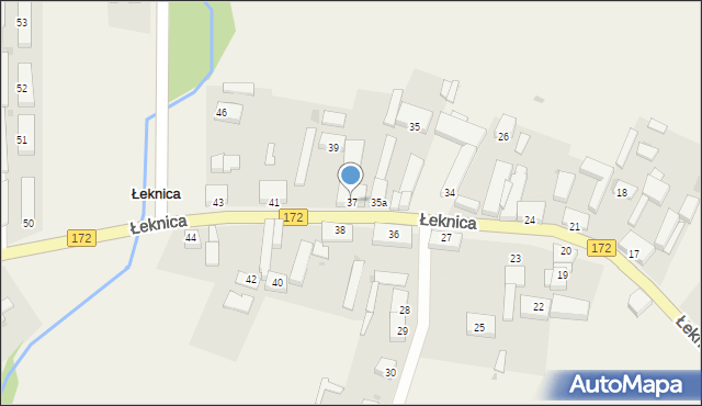 Łeknica, Łeknica, 37, mapa Łeknica