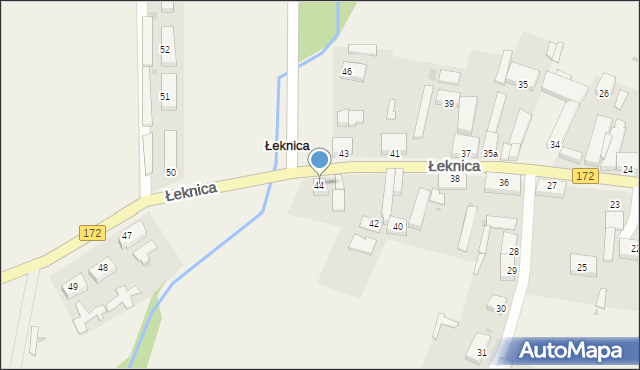 Łeknica, Łeknica, 44, mapa Łeknica