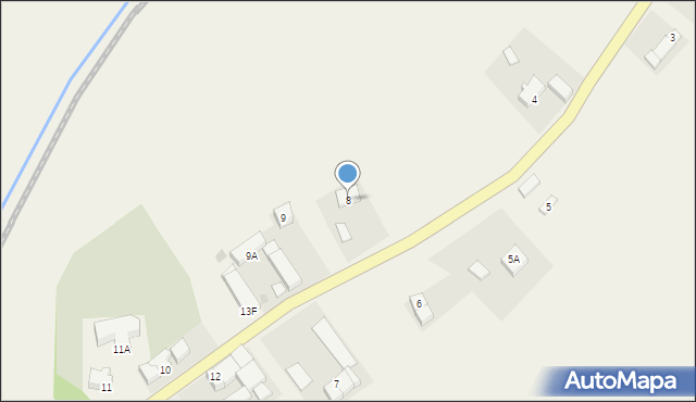 Łekno, Łekno, 8, mapa Łekno