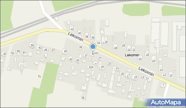 Lekomin, Lekomin, 31, mapa Lekomin