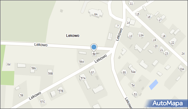 Lekowo, Lekowo, 56, mapa Lekowo