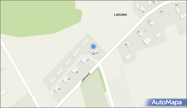 Lekowo, Lekowo, 48, mapa Lekowo