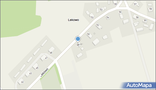 Lekowo, Lekowo, 49, mapa Lekowo