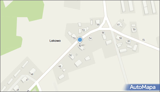 Lekowo, Lekowo, 52, mapa Lekowo