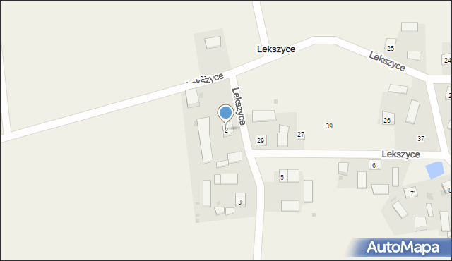 Lekszyce, Lekszyce, 2, mapa Lekszyce