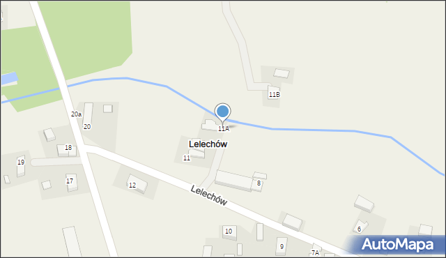 Lelechów, Lelechów, 11A, mapa Lelechów