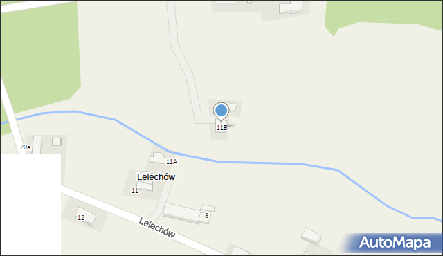 Lelechów, Lelechów, 11B, mapa Lelechów