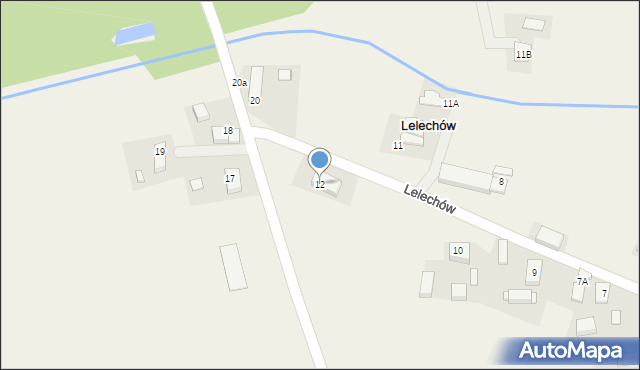 Lelechów, Lelechów, 12, mapa Lelechów